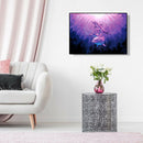 Three Purple Dolphins Diamond Painting Cross Stitch Needlework Mosaic Kit