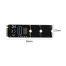 M.2/NGFF to USB3.0 Port Converter Adapter Graphic Card Cable Extender Card