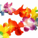 8x hawaiian lei neck garlands, party bag filler, fancy dress, Tropical&beac U2T5