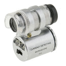 60X Magnifier Illuminated Jewelry Diamond Eye Loupe with UV & LED Light
