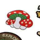 9PCS/Set DIY Embroidery Patches Sew On Iron On Badge Applique Bag Craft Transf Z