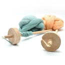 1pcs Beginners Drop Spindle Top Whorl Yarn Spin Hand Carved Wooden Tool Gif Q2H3