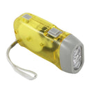 3 LED Dynamo Wind Up Flashlight Torch Light Hand Press Crank NR Camping O9T6