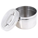 Stainless Steel Medical Dental Cotton Tank Alcohol Disinfection Jar ContainerJ%o
