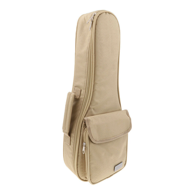Khaki Hand Portable Padded Bag Durable Ukulele Bag Ukulele Cover Uke Case