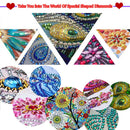 5D Diamond Painting Iron Tower Pattern Leather Bookmark Book Marks For DIY Craft