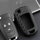 1X Black For Chevy Buick Flip Car Key Fob Chain Ring Case Cover Accessories fds