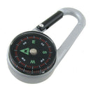 Multifunction Hiking Metal Carabiner Mini Compass Keyring W2O3