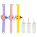 1PC Portable Mermaid Sillicone Soap Bracelet Wristband Hand Dispenser Hand SEAU