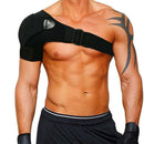 Black Adjustable Sport Effective Single Brace Shoulder Support Strap Bandage