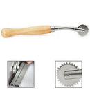 overstitch stitch spacing paper craft roulette wheel leather sewing tool BX