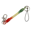 Red Yellow Green Spring Plastic Elastic Coil Key Chain Key Chain Rope