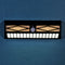80LED Solar Wall Light Garden Human Infrared Sensor Hanging Security Lamp A
