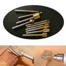 Carpenter Rotary Burr Router Bits Files Wood Cutter Milling Carving Tool Set 10x