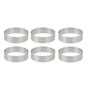 Circular Stainless Steel Porous Tart Ring Bottom Tower Pie Cake Mould Bakin L7E4