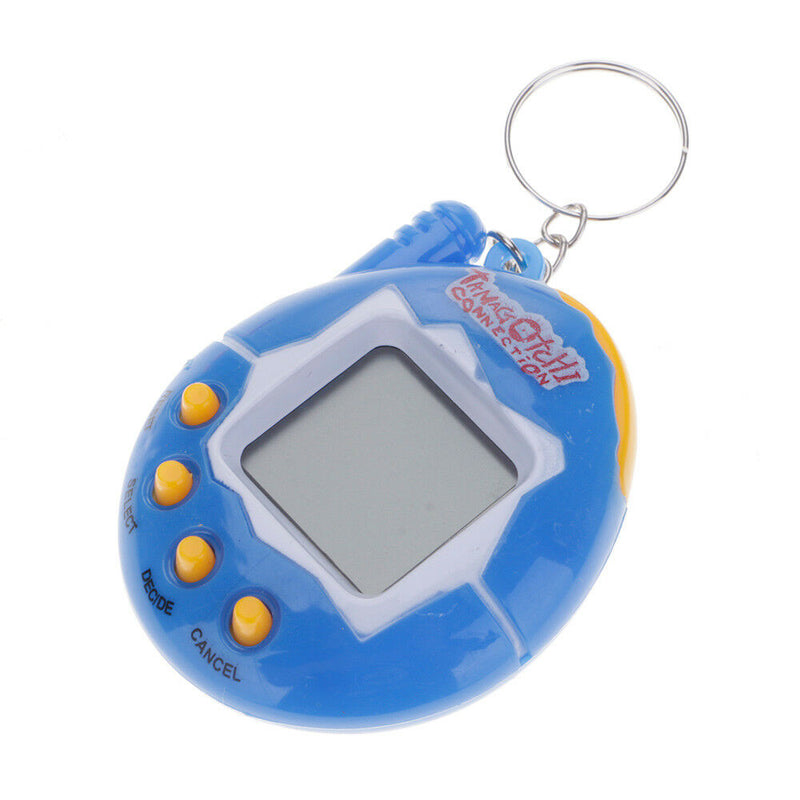 Cartoon Virtual Electronic Pet Mini Hand-hold Game Machine Digital XToy mas Gift