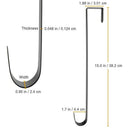 Wreath Hanger Over-The-Door Hooks For Hanging Hats, Coats, Towels, Wreaths  L6C8