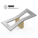 Dovetail Marker, Hand Cut Wood Joints Gauge Dovetail Guide Tool with Scale, N3N4