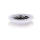 New 5*23*7mm U Groove Metal Shield Nylon Pulley Wheels Roller Ball Bearings M&O