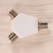 2 WAY TV AERIAL ADAPTER COAX/COAXIAL SPLITTER/Y ADAPTOR ARIEL DUAL CONVERTER Z
