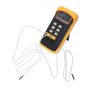 K-Type Digital Thermometer Two Channels -50 to 1300 Â° C 16x7.8x4.2CM