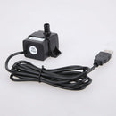 USB DC 5V 3W Submersible Water Pump Aquarium Fish Tank Fountain Pond