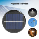2x 0.28W 5V Round Solar Panel DIY Battery Chargers Solar System Board  A