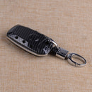 Carbon Fiber Pattern Smart Key Fob Case Shell Cover Fit For BMW 1 2 3 4-7 Series