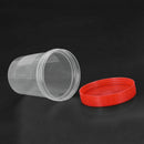 10 pieces urine cup 120 ml + screw cap urine sample cup urine cup plastic c F3O6