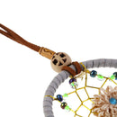 Car Dream Catcher for Rearview Mirror Handmade  Navy Blue Car Charms Hangi FT