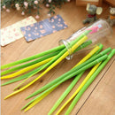 Novelty Green Grass Leaf Pen Grass Blade Writing Pen Office School Supplies Gift
