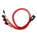 Mini SAS 4i SFF-8087 36P 4xSATA 7P HDD Hard Drive Splitter Cable 12Gbps
