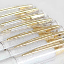 0.7mm Nordic Marble Style Gel Pen Refill Black Ink School Office Supply H2W A2S9