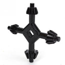 4 in 1 Universal Steel 4 Heads Spanner Key Drill Chuck Wrench Drilling Hand Tool
