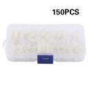 150pcs White Nylon M2 M2.5 M3 M4 M5 Hex Screw Bolt Nut Standoff Spacer Kits ZGK
