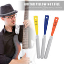 3x Guitar Nut Files Crowning Slot Luthier Repair Kit for String Instrument