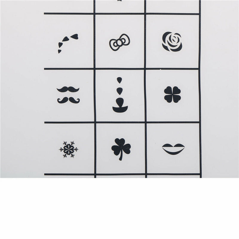 Nail Art Silicone Mat Pad Polish Stamping Transfer DIY Palette Showy Mats  Hn