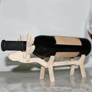 Adorable elk Wooden Wine Rack Creative Wine Ornament Home Decor Great Gift