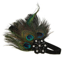 Women's 1920s Flapper Feather Headband 20s Party Headpiece Accessories