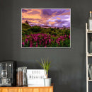 DIY Digital Painting By Numbers Sea Flowers Canvas Picture Home Decor Gift