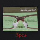5Pairs 2.5mm Non Slip Silicone Pads for Glasses Nose Pads(Transparent)
