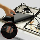 2pcs/lot Reusable Gas Range Stovetop Burner Protector Liner Cover For Clean U1A4
