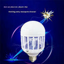 LED Anti-Mosquito Bulb 15W 1000LM 6500K Electronic Insect Fly Lure Kill Bulb M&O