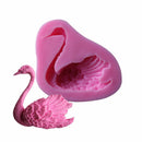 Cute Swan Silicone Fondant Cake Decorating Mold Cookie Pastry Baking Mould   Gw