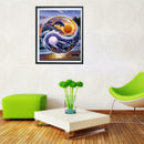 DIY Diamond Painting Cross Stitch Dolphins Needlework Mosaic Home Decor