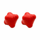 2pcs Gym Hexagonal Reaction Ball Basketball Agility Training Balls (Red) A