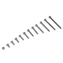 440pcs/Set M3 Screws Nuts Kits Set Stainless Steel Hex Head Socket Screws a