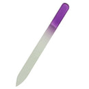 Purple Crystal Glass Nail Rasp File with Shell S3A9