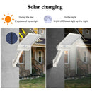 56LED Solar Motion Sensor Wall Light Remote Control Street Lamp (White)