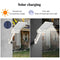 56LED Solar Motion Sensor Wall Light Remote Control Street Lamp (White)